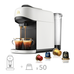 L'OR Espresso Lot L’OR BARISTA Absolu Satin White + 50 Capsules
