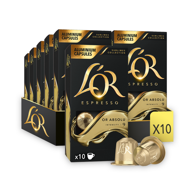 L'OR Espresso Espresso Or Absolu – 100 Capsules De Café
