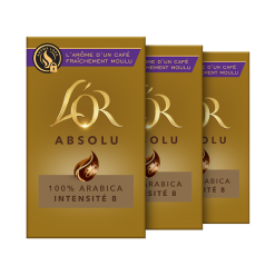 L'OR Espresso Lot De 12 – Café Moulu Absolu - 12X250G