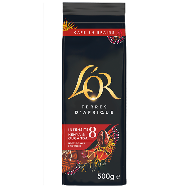 L'OR Espresso Café En Grain Terre D’Afrique 500G