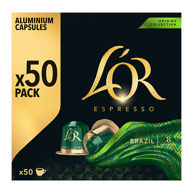 L'OR Espresso Espresso Brazil - 50 Capsules De Café