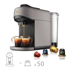 L'OR Espresso Lot L’OR BARISTA Absolu Limestone Grey + 50 Capsules
