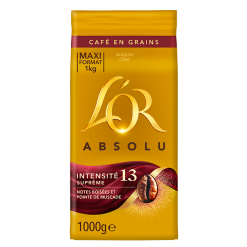 L'OR Espresso Café En Grain Absolu 13 – 1Kg