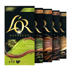 L'OR Espresso Sélection Cafés Aromatisés – 90 Capsules De Café