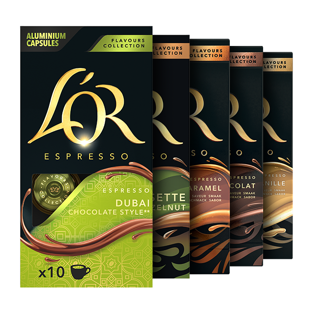 L'OR Espresso Sélection Cafés Aromatisés – 90 Capsules De Café
