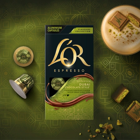 L'OR Espresso Dubai Chocolate Style Capsule Pack