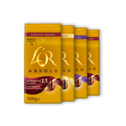L'OR Espresso Assortiment Grains Absolu - 4X1Kg