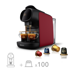 L'OR Espresso Lot Machine L'OR BARISTA Sublime + 100 Capsules