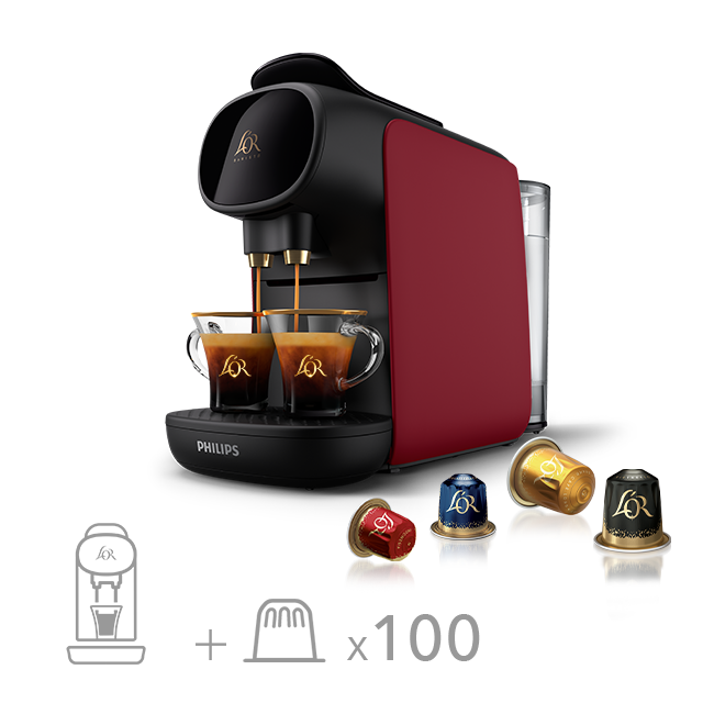 L'OR Espresso Lot Machine L'OR BARISTA Sublime + 100 Capsules