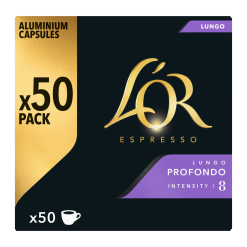 L'OR Espresso Lungo Profondo - 50 Capsules De Café