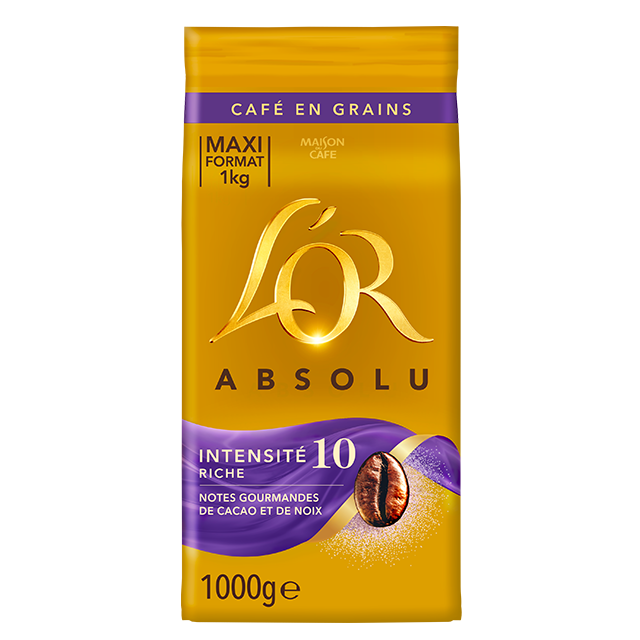 L'OR Espresso Café En Grain Absolu 10 – 1Kg