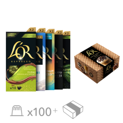 L'OR Espresso Sélection Saveurs D'Été - 100 Capsules & Perles De Café