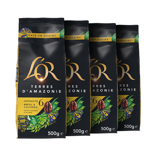 L'OR Espresso Terres D’Amazonie 4 X 500 G