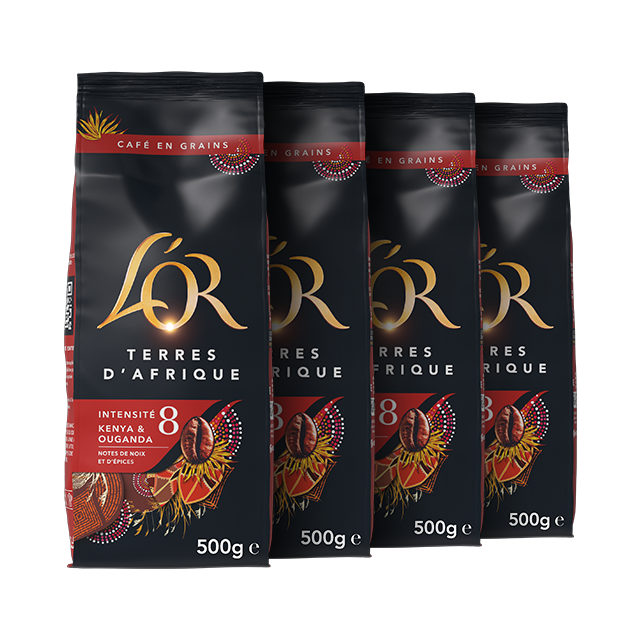 L'OR Espresso Terres D’Afrique 4 X 500 G